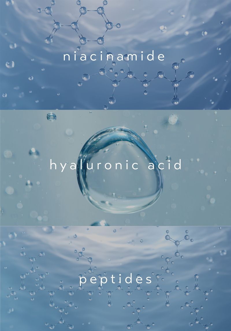 AQUA BOMB SOOTHING RELIEF MULTI PEPTIDES & HYALURONIC CAPSULE MOISTURE SERUM