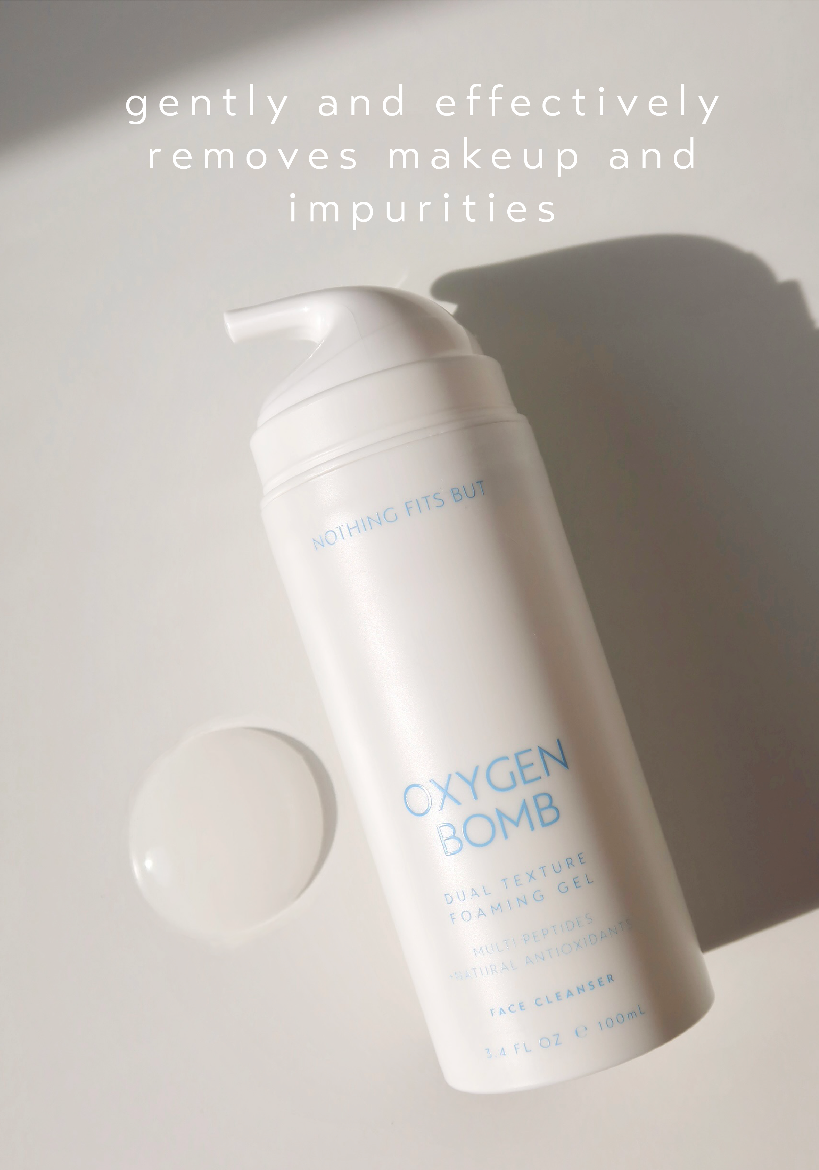 OXYGEN BOMB DUAL TEXTURE PORE PURIFYING GEL FACE CLEANSER & SILICONE BRUSH PAD