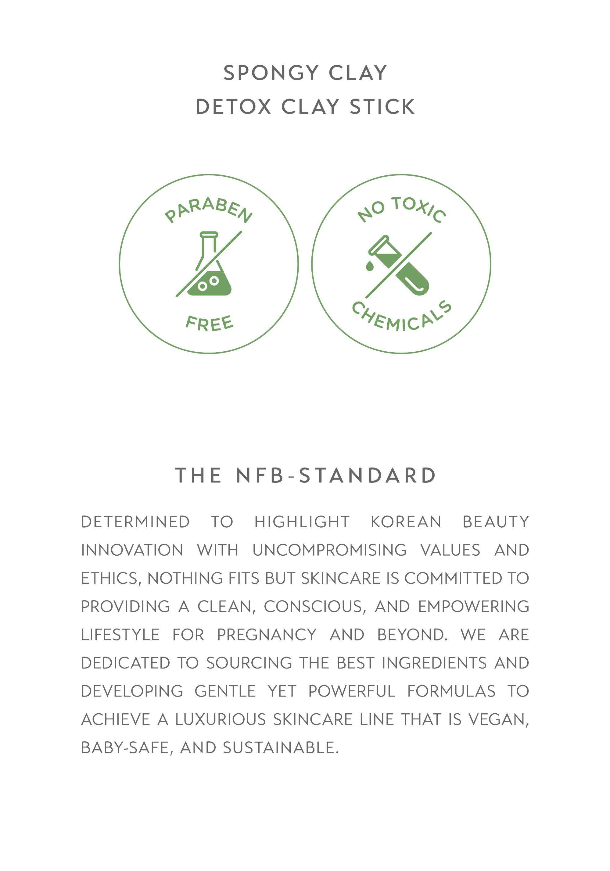 [FINAL SALE] PORE PURIFYING DETOX SPONGY CLAY STICK MASK & SILICONE BRUSH PAD