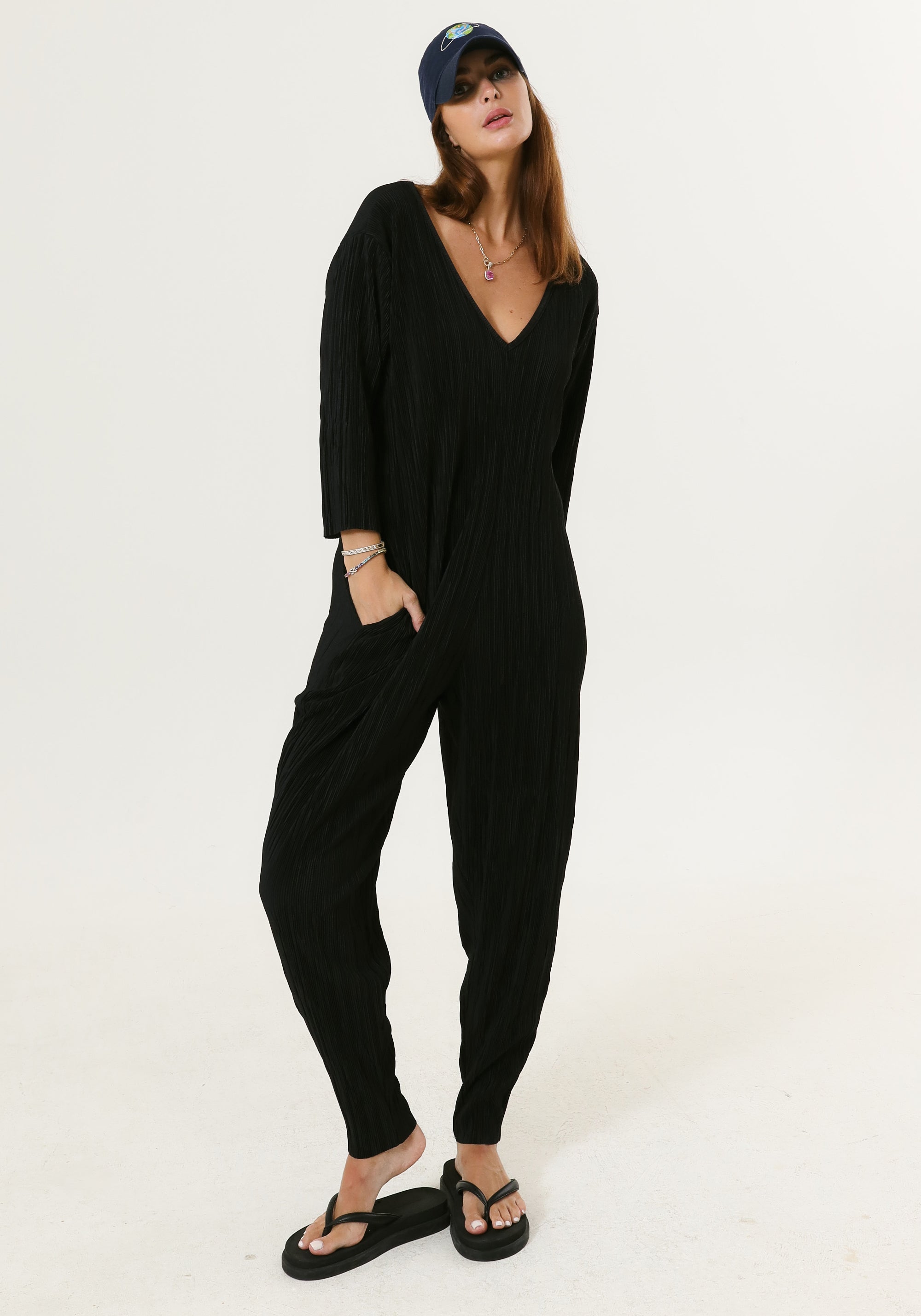 24/7 PLEATED JUMPSUIT