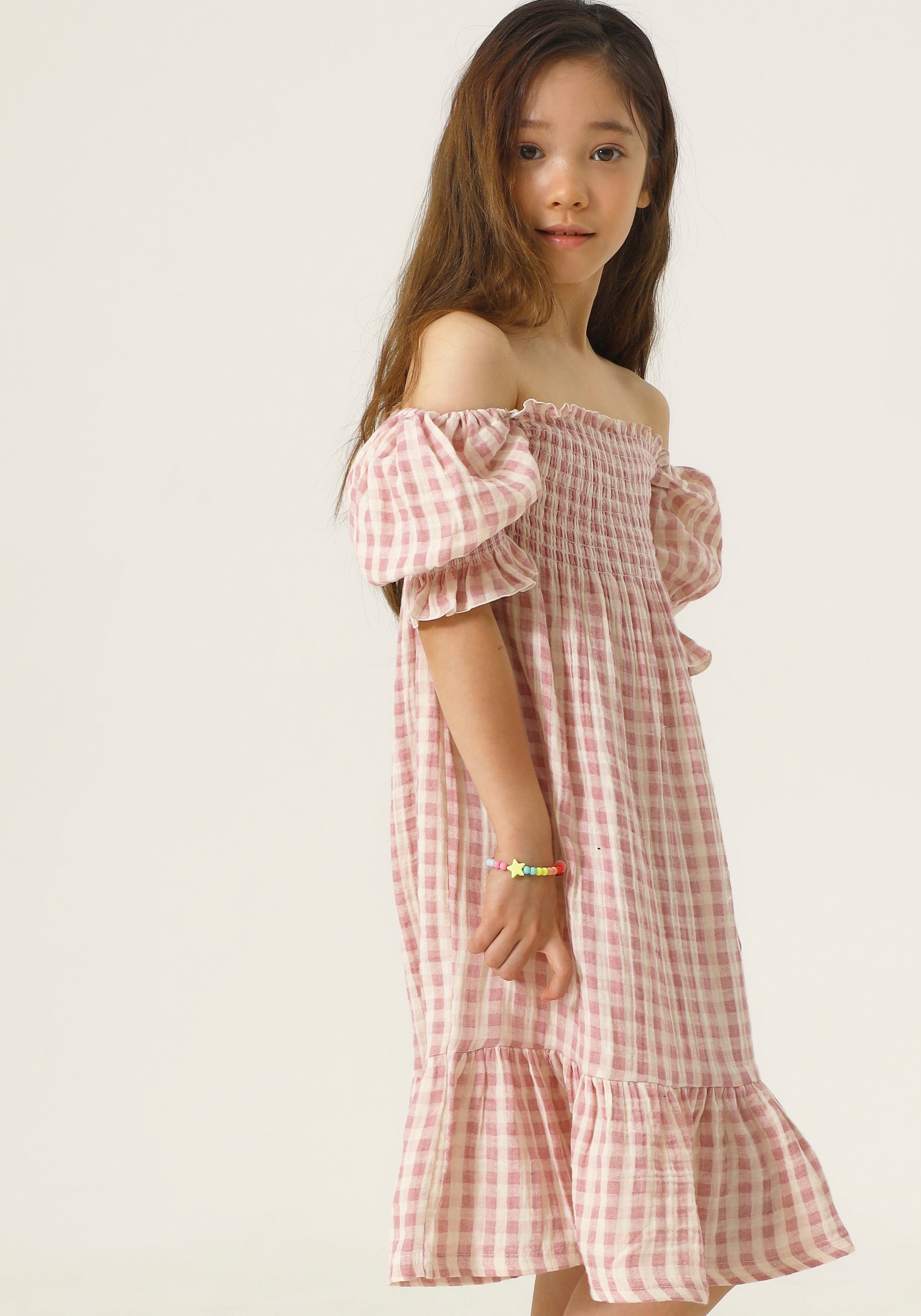 ワンピース Simon flare dress andmary Sama Flared Short Dress – Hemant & Nandita