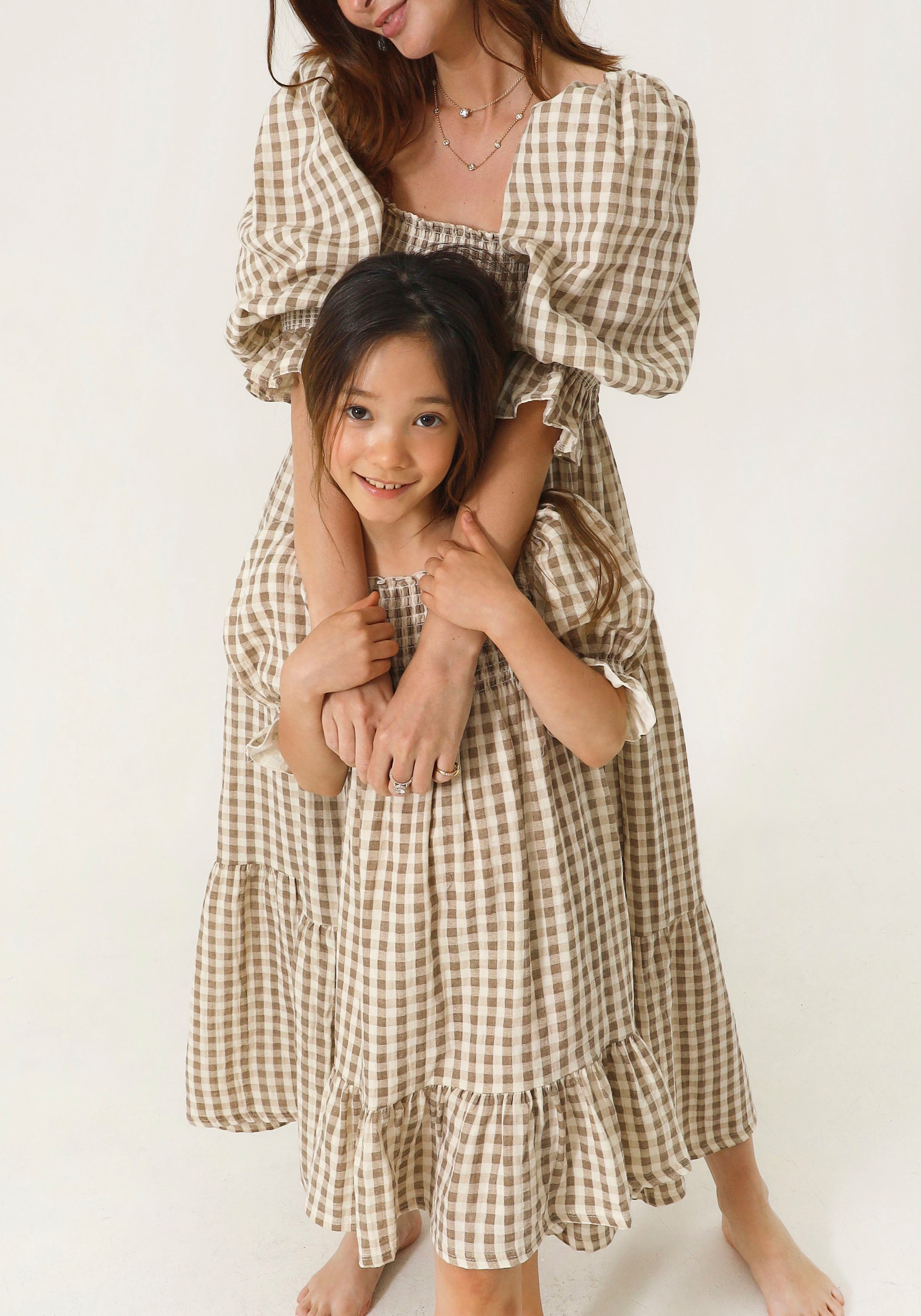 nothing fits but kiko dress KIKO Dress Smocked Muslin Maternity Dress