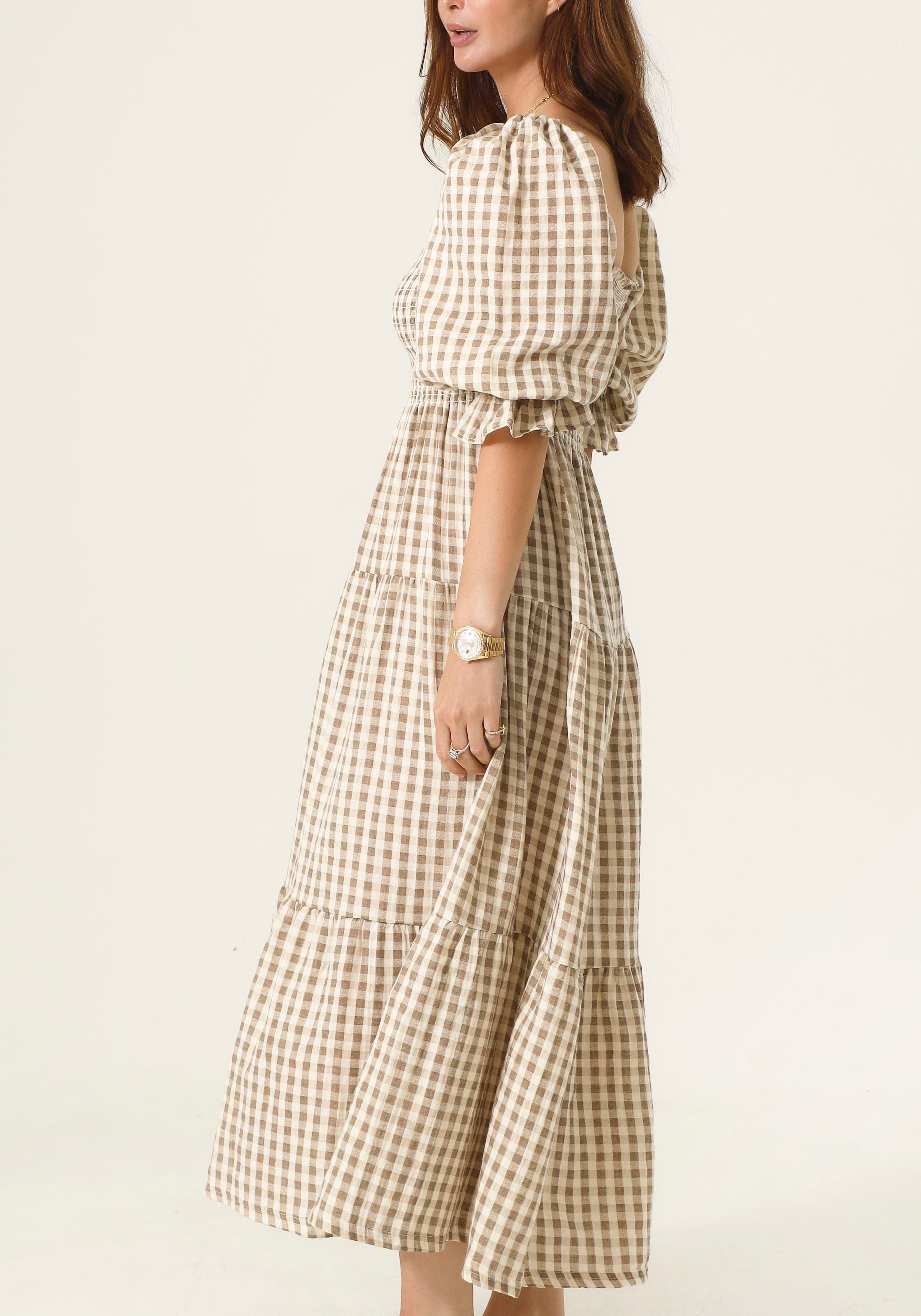KIKO Dress – Mommy & Me Smocked Maternity Dress | Nothing Fits But