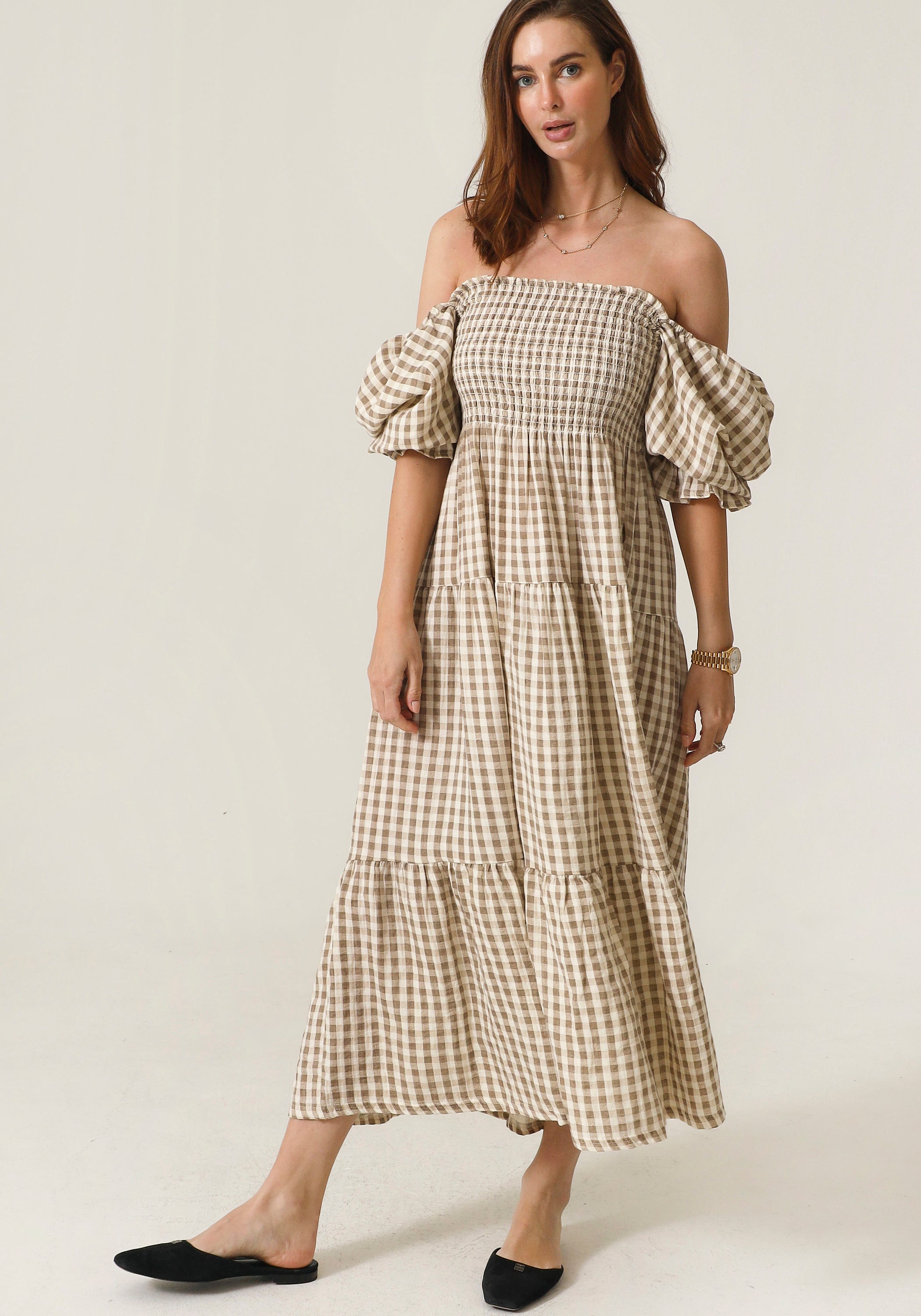 KIKO Dress – Mommy & Me Smocked Maternity Dress | Nothing Fits But
