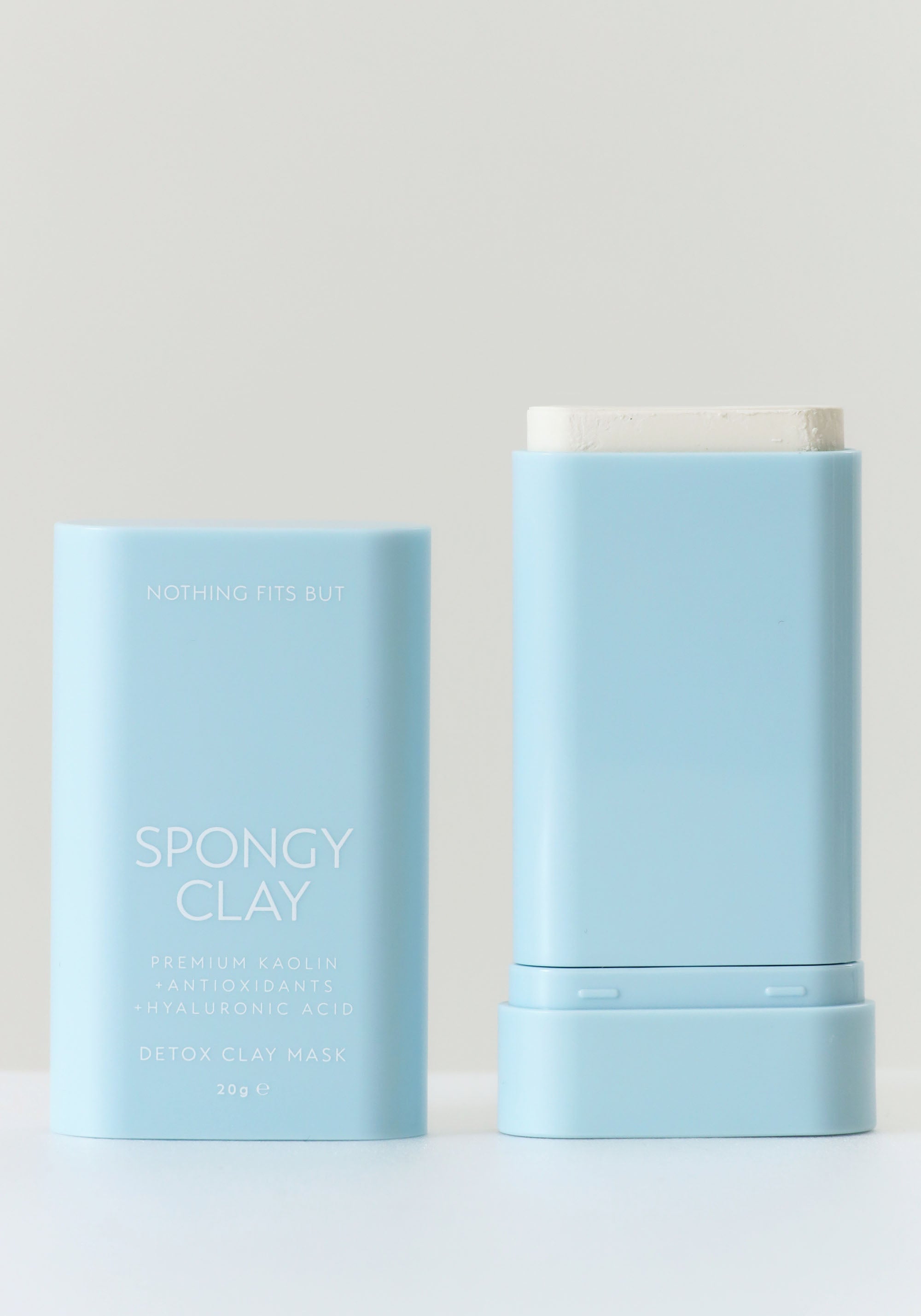 [FINAL SALE] PORE PURIFYING DETOX SPONGY CLAY STICK MASK & SILICONE BRUSH PAD