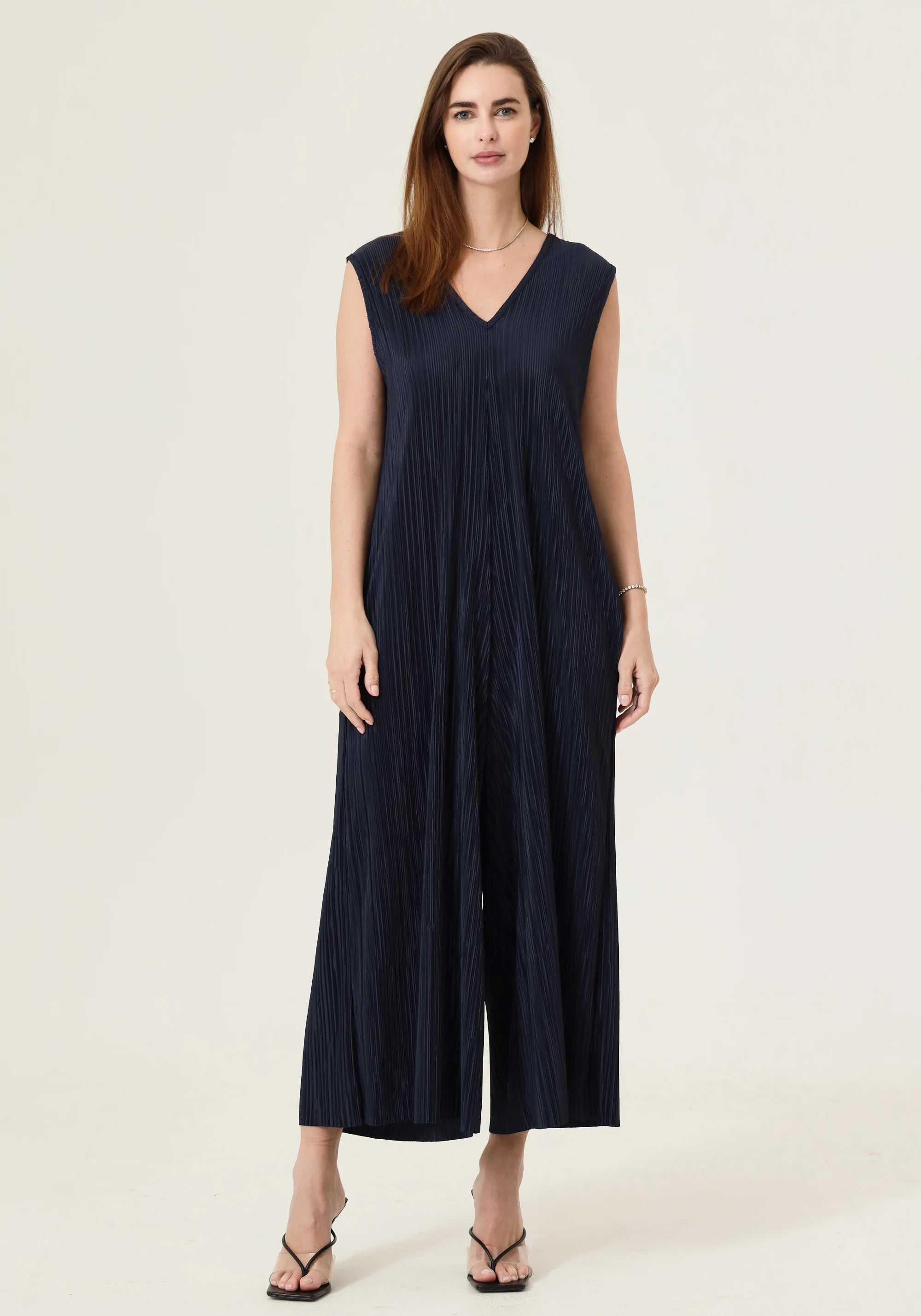 SUPER COMFY PLEATED JUMPSUIT